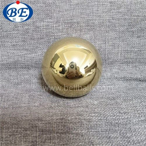 Visoko polirana šuplja mesingana sfera